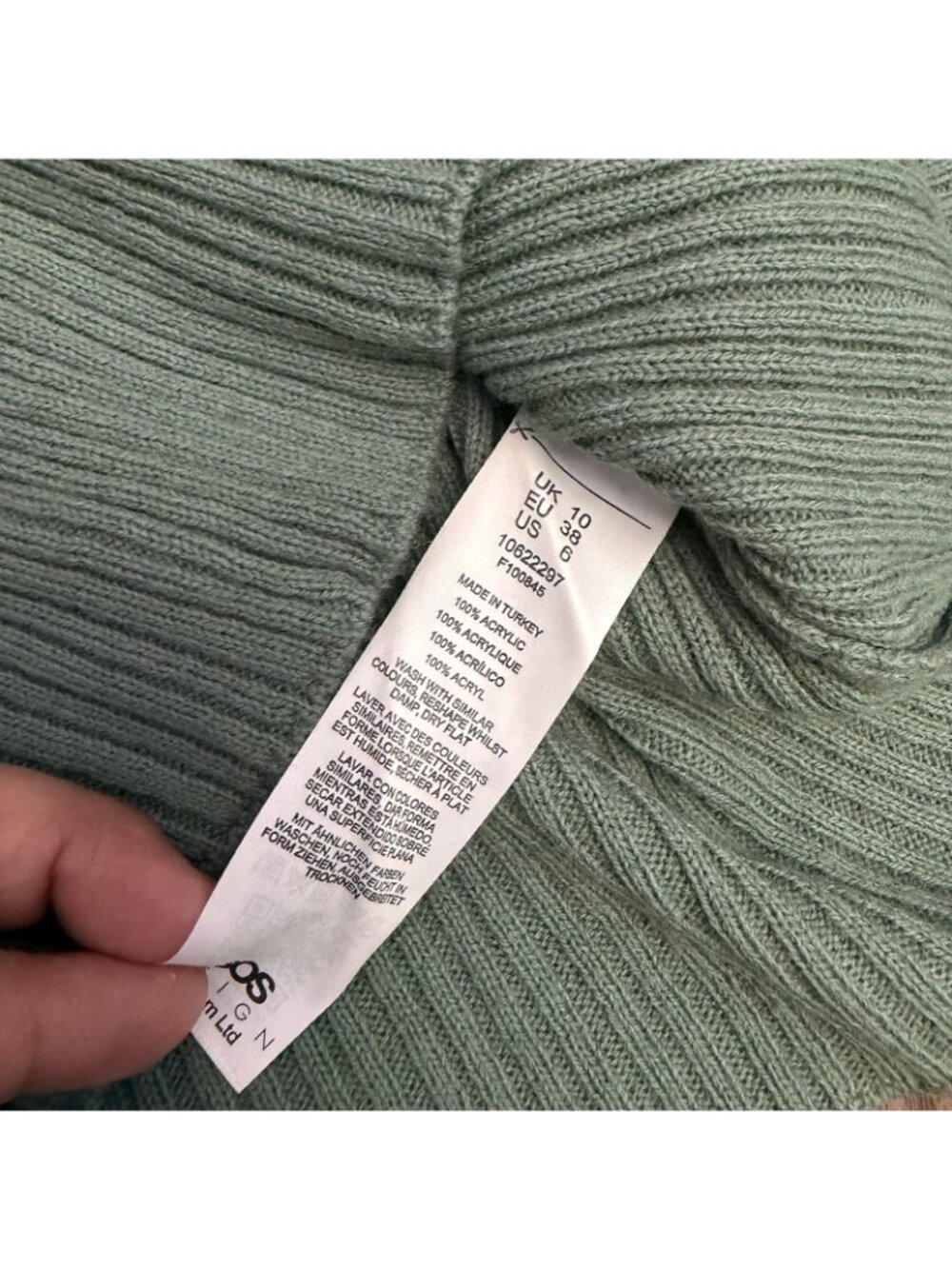 ASOS Women’s Ribbed Sweater - Picture 5 of 8